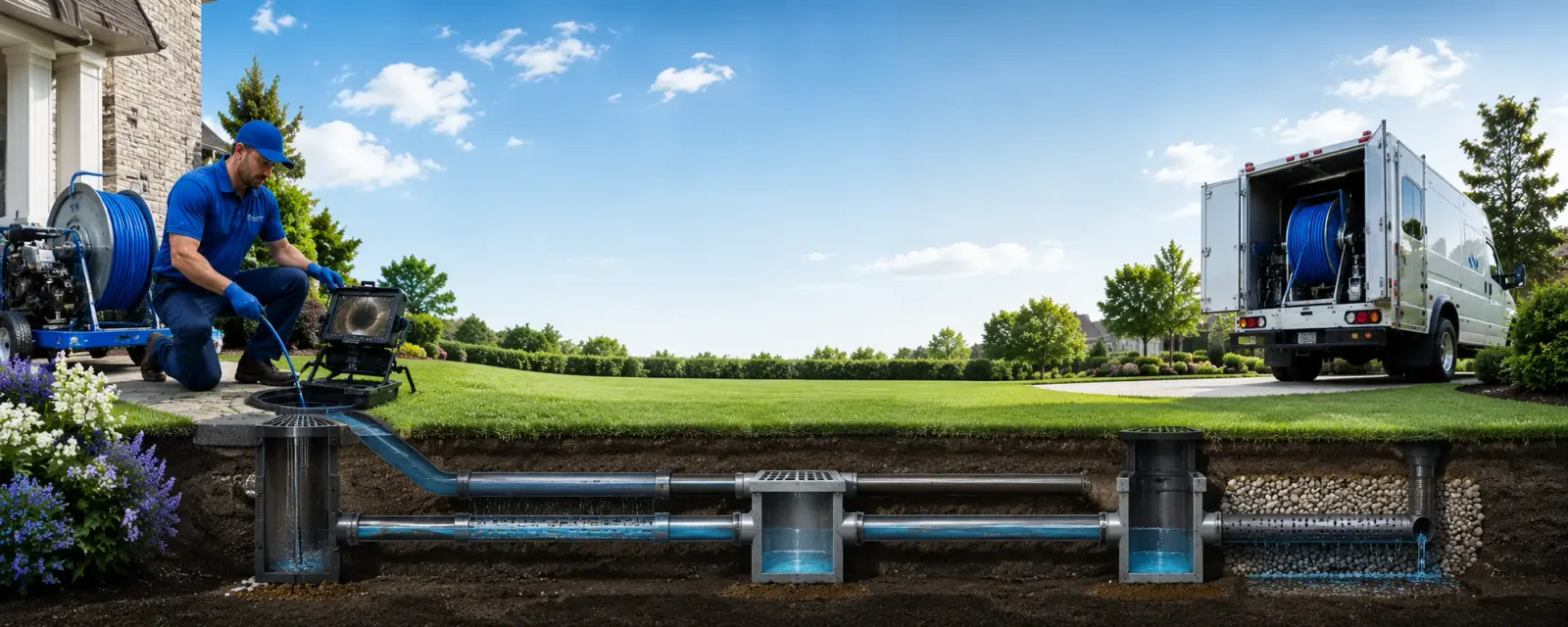 Outdoor drain cleaning information for Franklin, TX